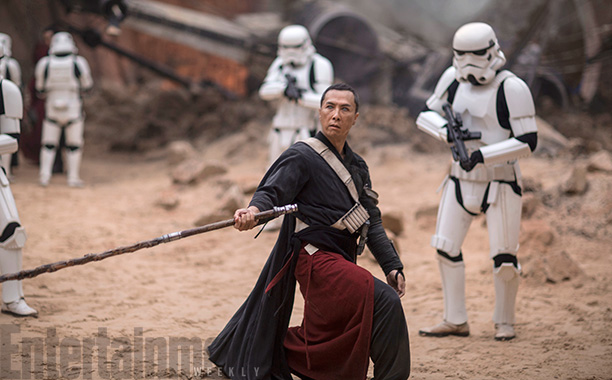 Rogue One: A Star Wars Story (2016) Chirrut Imwe (Donnie Yen)  credit: Jonathan Olley/© Lucasfilm LFL 2016
